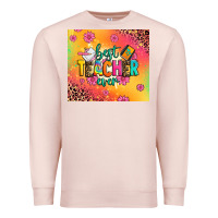 Pale Pink best teacher ever Premium Sweatshirt - Zillion Design Studio