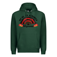 Sports Green me de la herencia hispana hand fan Premium Hoodie - BundleAndBundleShop