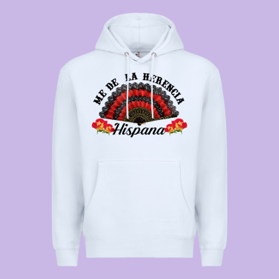 Me De La Herencia Hispana Hand Fan Premium Hoodie Designed By Bundleandbundleshop