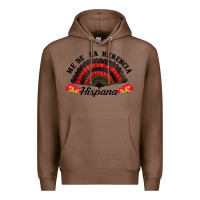 Chestnut me de la herencia hispana hand fan Premium Hoodie - BundleAndBundleShop