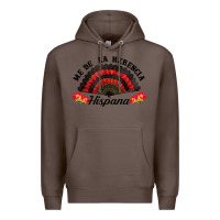Coffee me de la herencia hispana hand fan Premium Hoodie - BundleAndBundleShop