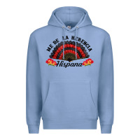 Colony Blue me de la herencia hispana hand fan Premium Hoodie - BundleAndBundleShop