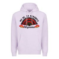 Lilac me de la herencia hispana hand fan Premium Hoodie - BundleAndBundleShop
