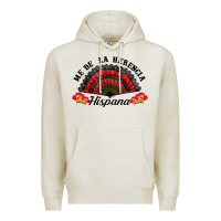 Oatmeal Heather me de la herencia hispana hand fan Premium Hoodie - BundleAndBundleShop