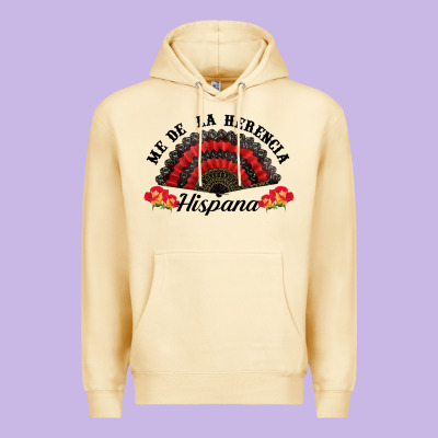 Me De La Herencia Hispana Hand Fan Premium Hoodie Designed By Bundleandbundleshop