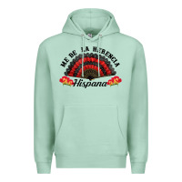 Seafoam me de la herencia hispana hand fan Premium Hoodie - BundleAndBundleShop