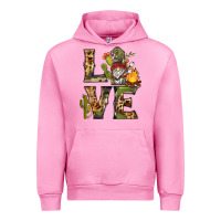 Fuchsia Pink love camping gnome Urban Hoodie - BarkalooDesign