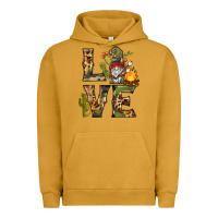 Pigment Peanut Butter love camping gnome Urban Hoodie - BarkalooDesign