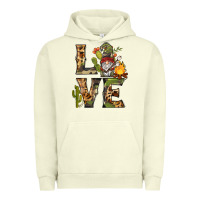 Pigment Pistachio love camping gnome Urban Hoodie - BarkalooDesign