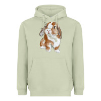 Matcha cute bunny Heavyweight Hoodie - RanaPortraitStore
