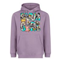 Lavender farm girl Heavyweight Hoodie - Zillion Design Studio