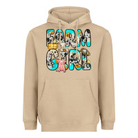 Mushroom farm girl Heavyweight Hoodie - Zillion Design Studio