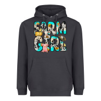 Smoke farm girl Heavyweight Hoodie - Zillion Design Studio