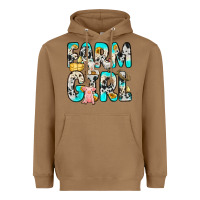 Toasted Coconut farm girl Heavyweight Hoodie - Zillion Design Studio