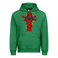 Emerald faith floral cross Urban Hoodie - NancyCooperArtShop