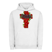Pigment Lunar Rock faith floral cross Urban Hoodie - NancyCooperArtShop