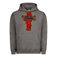 Pigment Tornado faith floral cross Urban Hoodie - NancyCooperArtShop