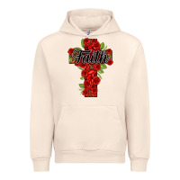 Sandshell faith floral cross Urban Hoodie - NancyCooperArtShop