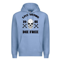 Colony Blue Live Young Die Free Premium Hoodie - Bettercallsaul