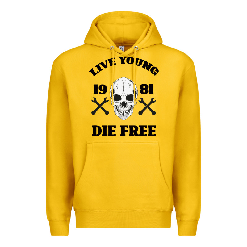 Live Young Die Free Premium Hoodie by Bettercallsaul | Teevron