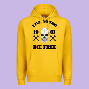 Live Young Die Free Premium Hoodie Designed By Bettercallsaul