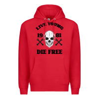 Red Live Young Die Free Premium Hoodie - Bettercallsaul
