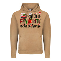 Vintage Camel santa's favorite  school nurse Vintage Hoodie - AdoDesignShop