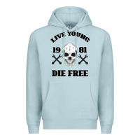 Live Young Die Free Premium Hoodie | Teevron
