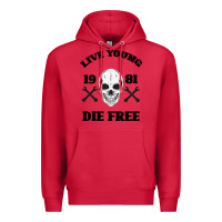 Cardinal Live Young Die Free Premium Hoodie - Bettercallsaul