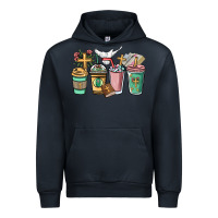 Navy faith coffee cups Urban Hoodie - NancyCooperArtShop
