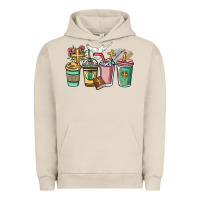 Pigment French Oak faith coffee cups Urban Hoodie - NancyCooperArtShop