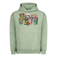 Pigment Oil Green faith coffee cups Urban Hoodie - NancyCooperArtShop