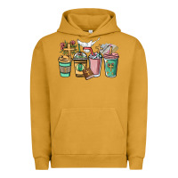 Pigment Peanut Butter faith coffee cups Urban Hoodie - NancyCooperArtShop