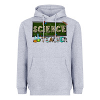Heather Grey science teacher Heavyweight Hoodie - texasbilliewilder