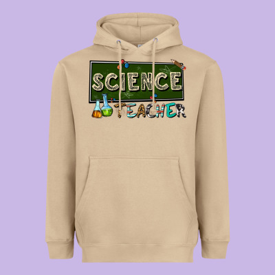 Science Teacher Heavyweight Hoodie Designed By Texasbilliewilder