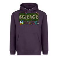 Plum science teacher Heavyweight Hoodie - texasbilliewilder