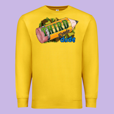 Third Grade Dude Premium Sweatshirt Designed By Ranaportraitstore