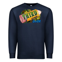 Navy third grade dude Premium Sweatshirt - RanaPortraitStore