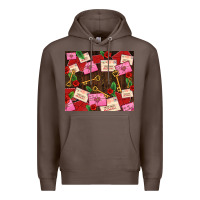 Coffee love letters tumbler Premium Hoodie - AdoDesignShop