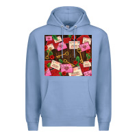 Colony Blue love letters tumbler Premium Hoodie - AdoDesignShop