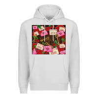 Dove Grey love letters tumbler Premium Hoodie - AdoDesignShop