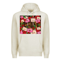 Oatmeal Heather love letters tumbler Premium Hoodie - AdoDesignShop