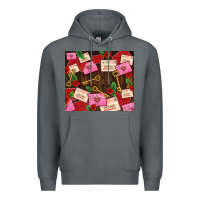 Rock love letters tumbler Premium Hoodie - AdoDesignShop