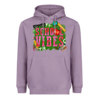 Lavender school vibes Heavyweight Hoodie - texasbilliewilder