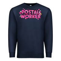 Navy Breast Cancer Postal Worker Premium Sweatshirt - texasbilliewilder