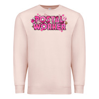 Pale Pink Breast Cancer Postal Worker Premium Sweatshirt - texasbilliewilder