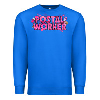 True Royal Breast Cancer Postal Worker Premium Sweatshirt - texasbilliewilder