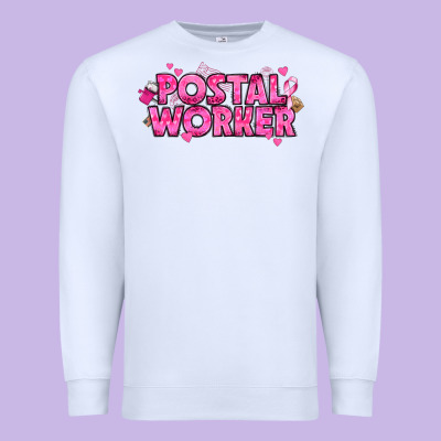 Breast Cancer Postal Worker Premium Sweatshirt Designed By Texasbilliewilder