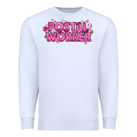White Breast Cancer Postal Worker Premium Sweatshirt - texasbilliewilder