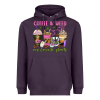 Plum coffee and weed my favorite plants Heavyweight Hoodie - Zillion Design Studio
